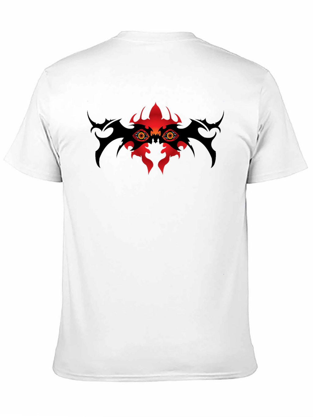 Mens Black T-Shirt with Eye Graphic
