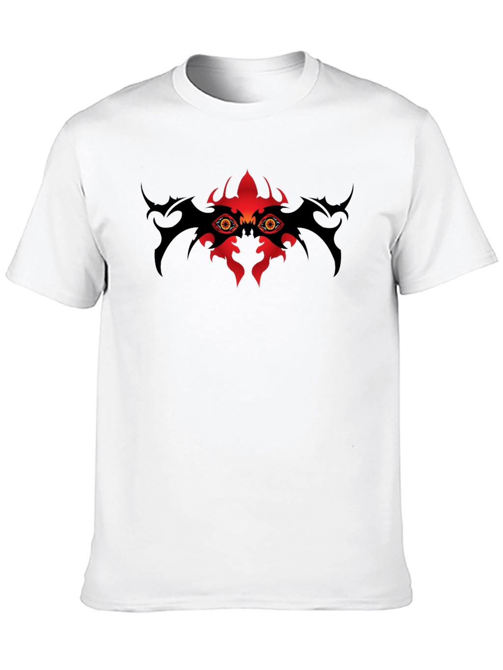 Mens Black T-Shirt with Eye Graphic