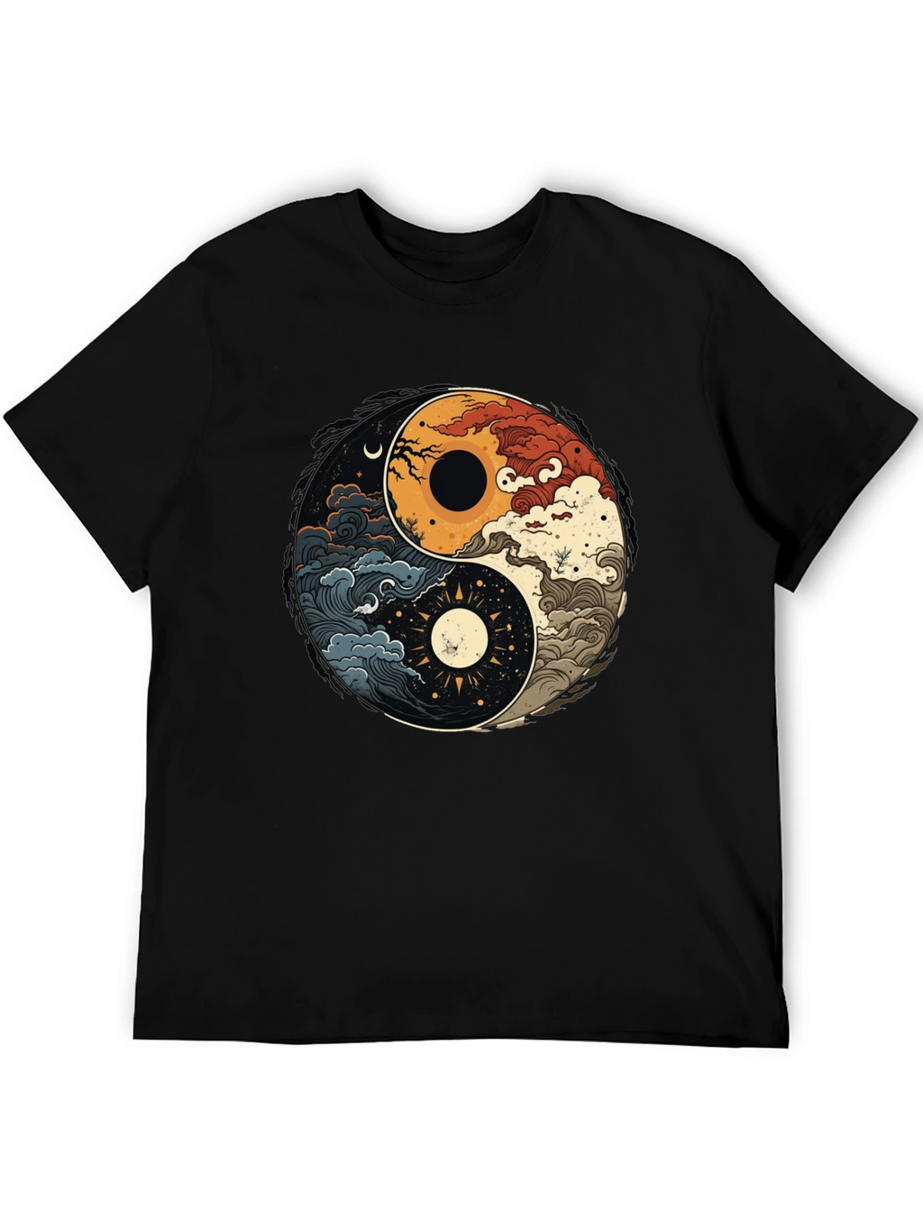 Yin Yang Nature Graphic Tee