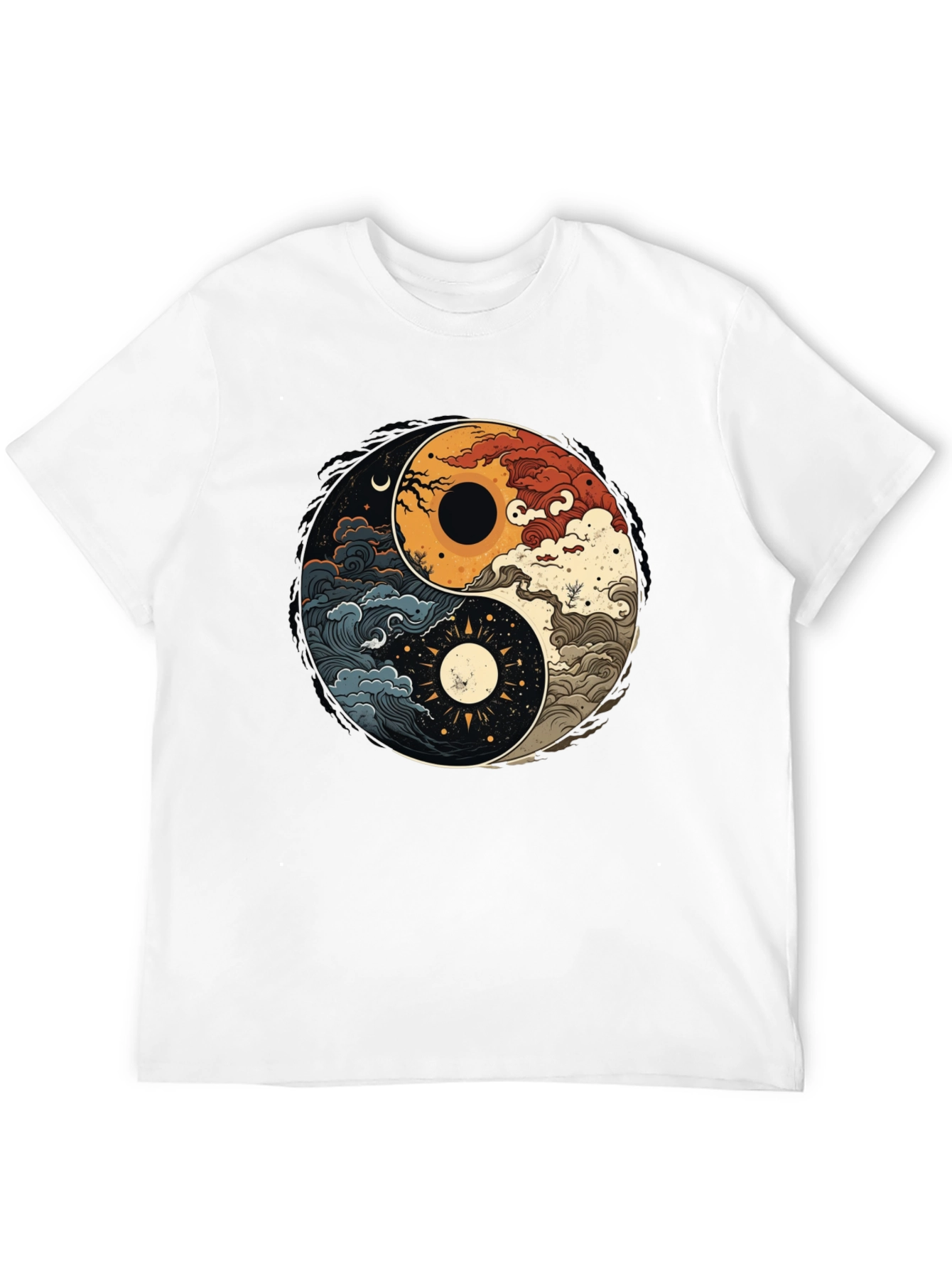Yin Yang Nature Graphic Tee