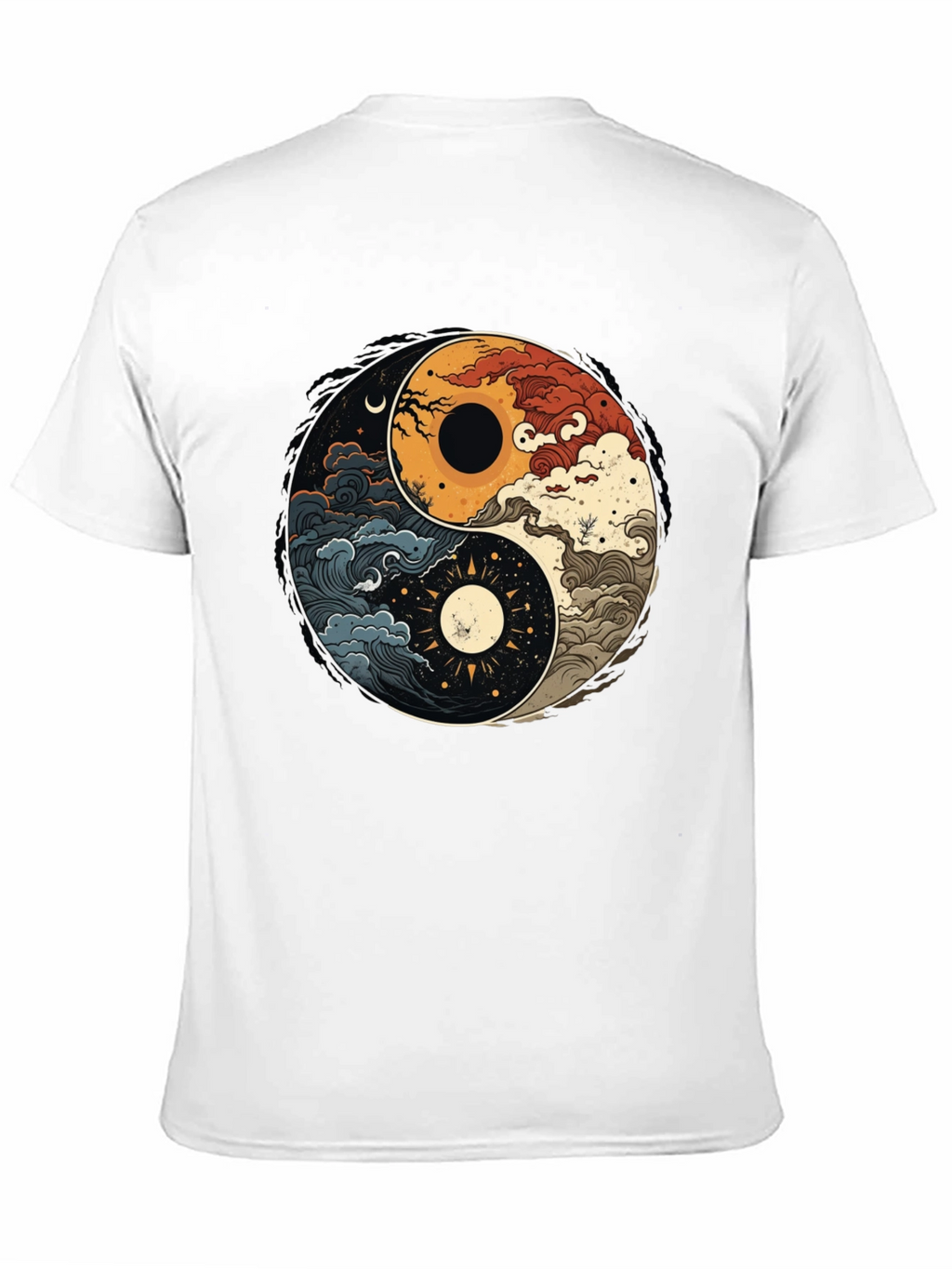 Yin Yang Nature Graphic Tee