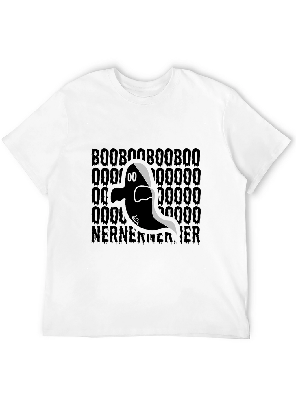 Boo Ghost Graphic Tee - Halloween Spooky Shirt