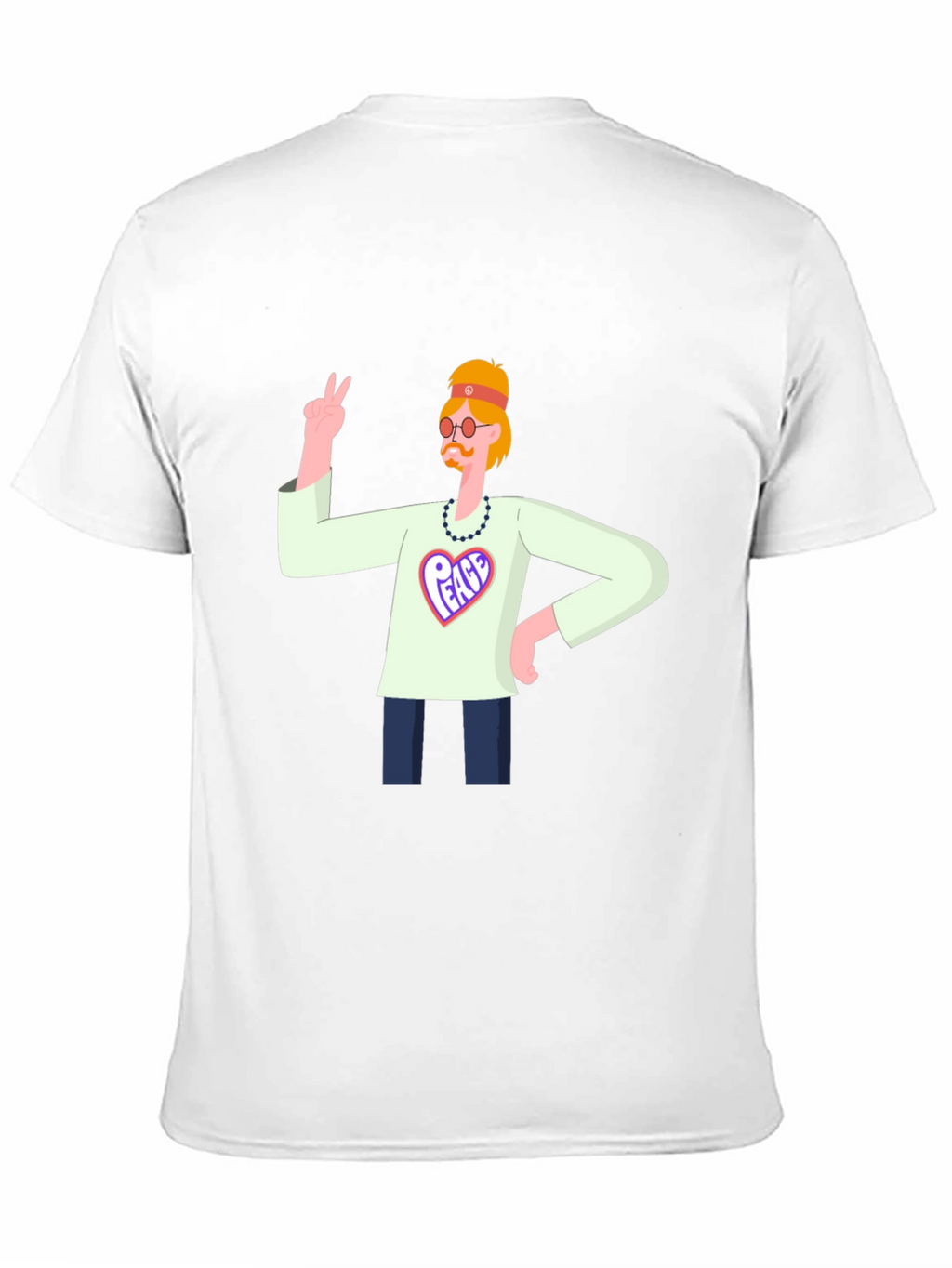 Peace Graphic T-Shirt - Hippie Style
