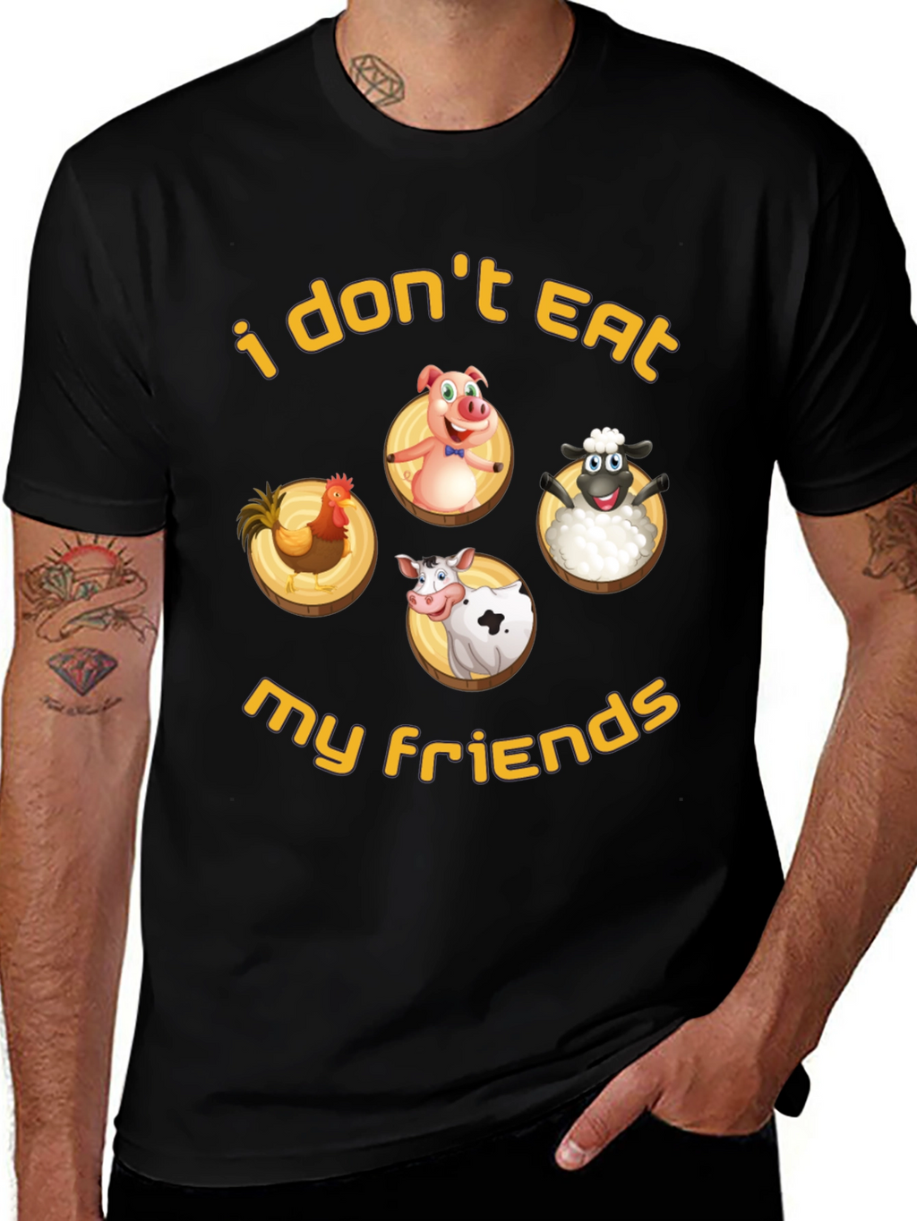 Vegan T-Shirt: I Dont Eat My Friends