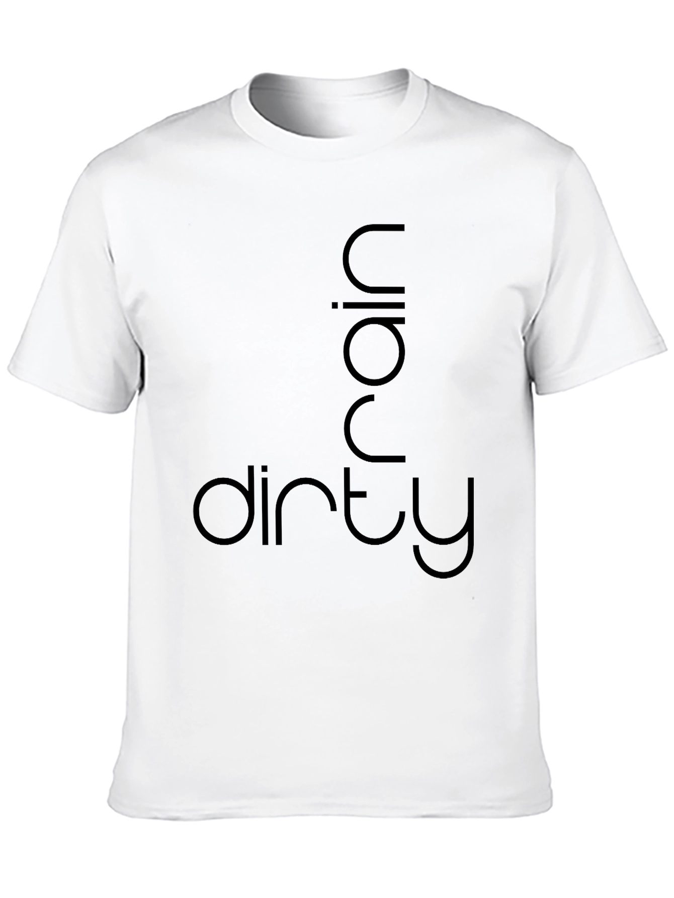 Dirty Rain Graphic Tee - Mens Black T-Shirt