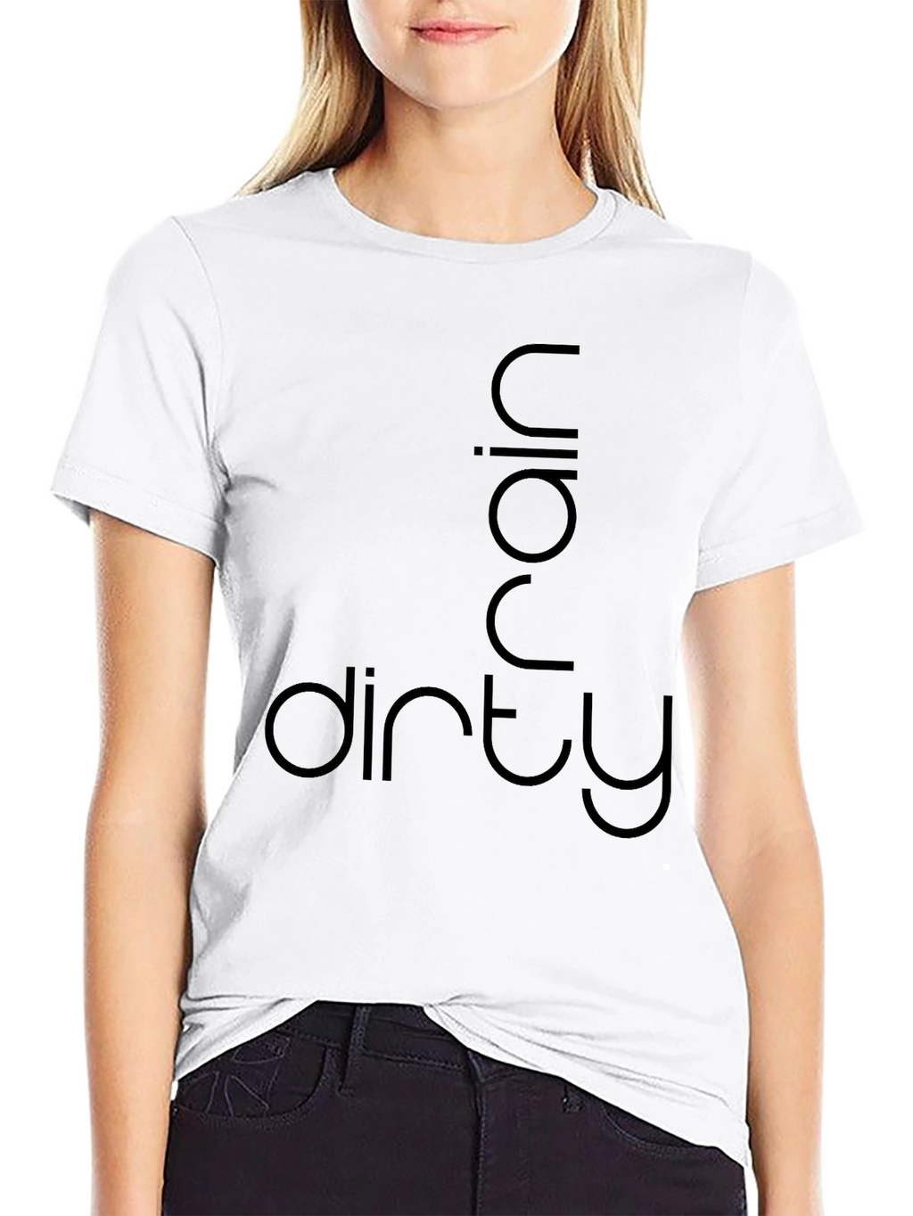 Dirty Rain Graphic Tee - Mens Black T-Shirt