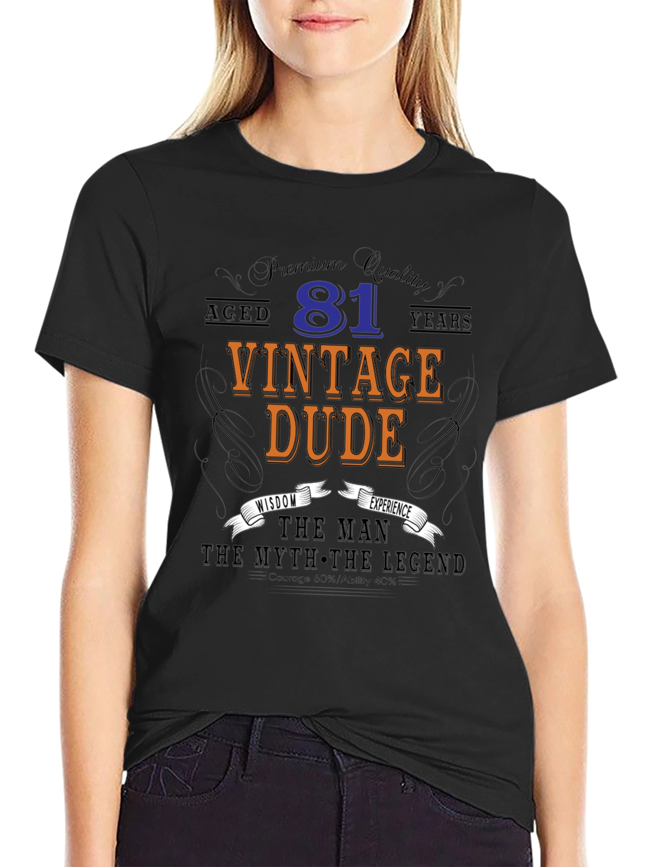 Vintage Dude 81st Birthday T-Shirt