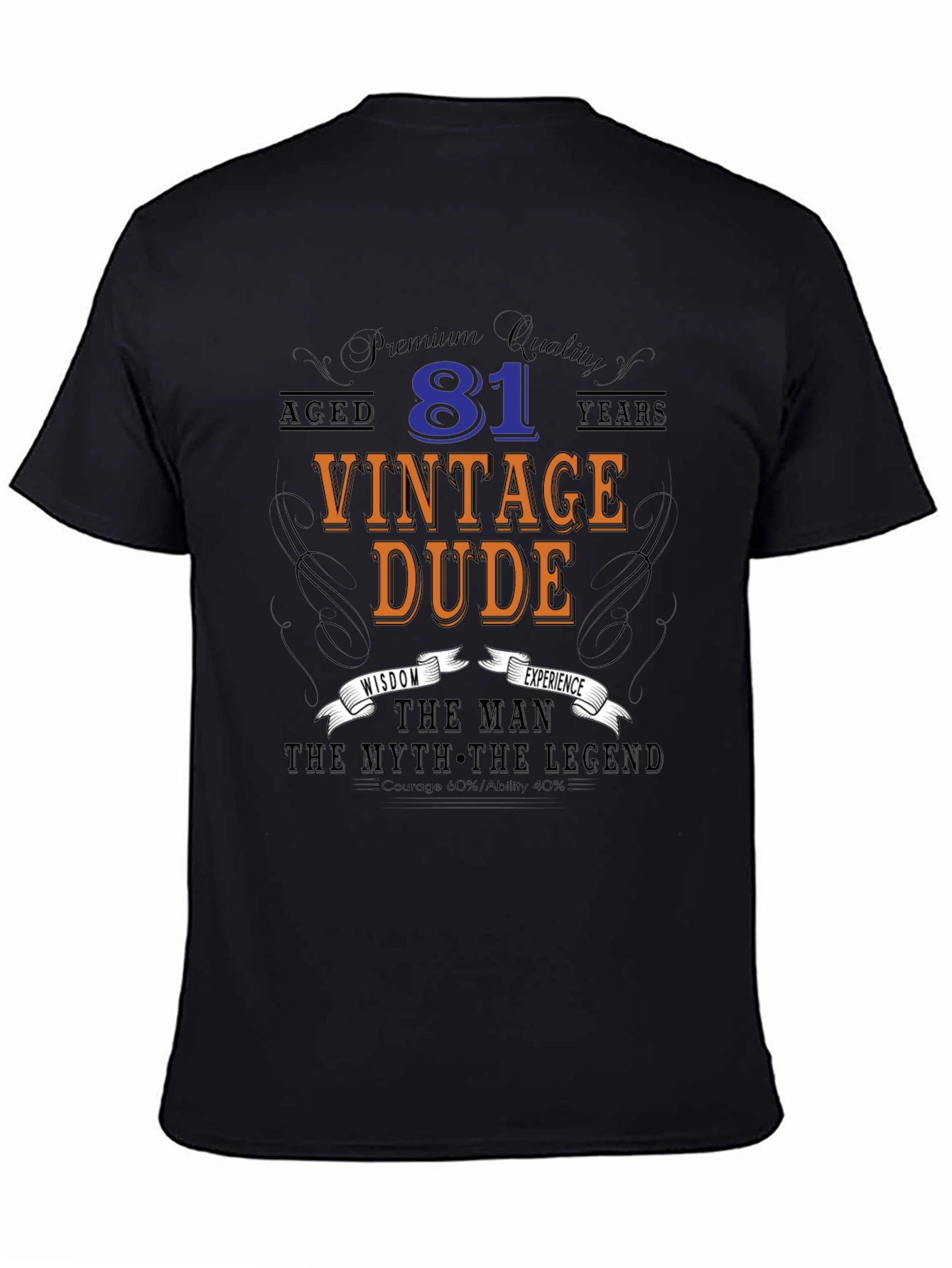 Vintage Dude 81st Birthday T-Shirt