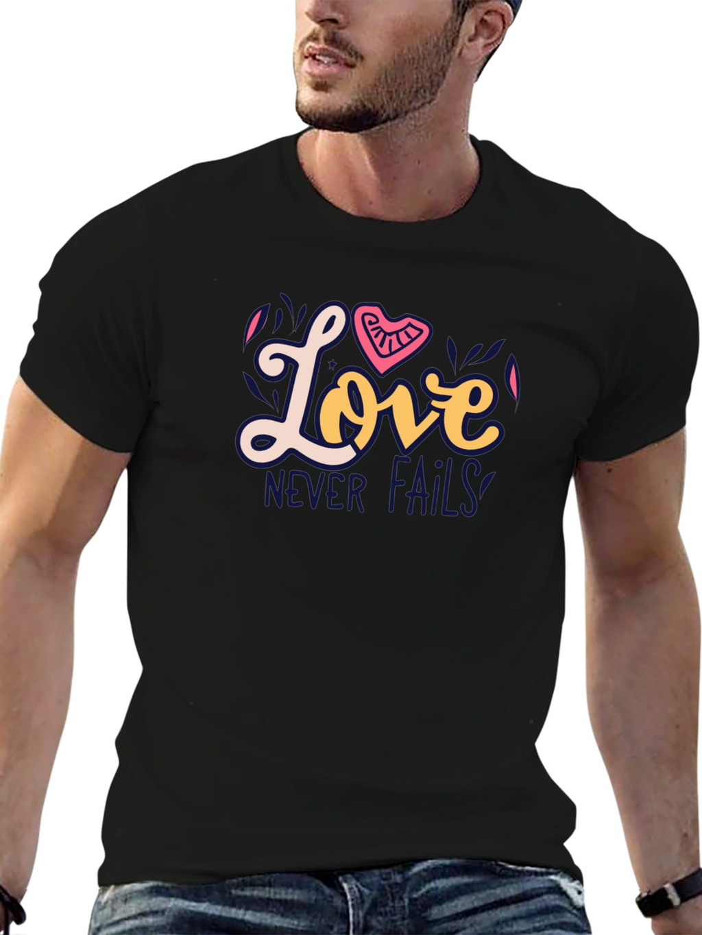 Love Never Fails Graphic Tee