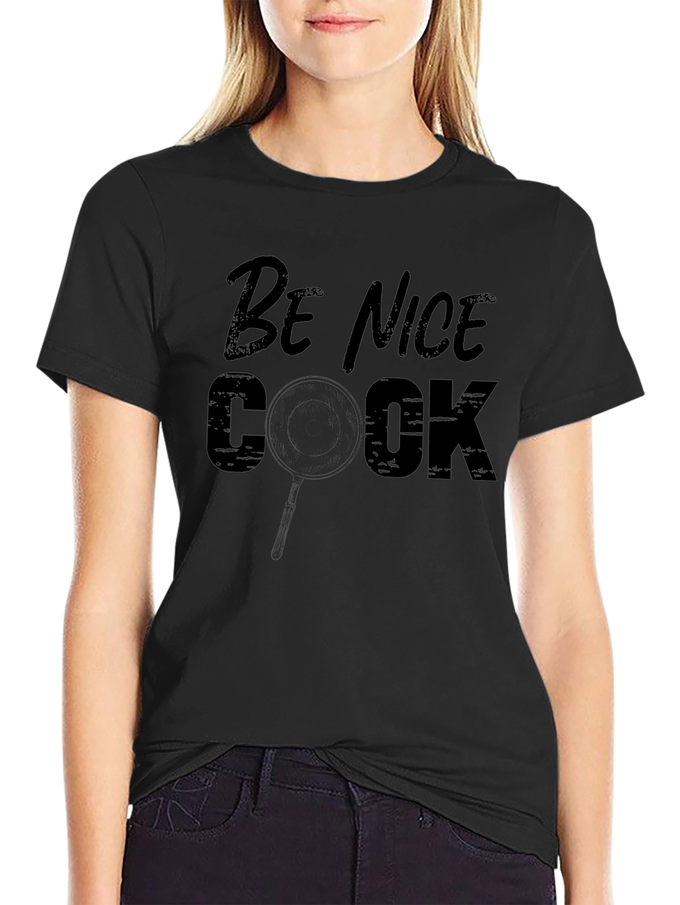 Be Nice Cook T-Shirt - Funny Chef Tee