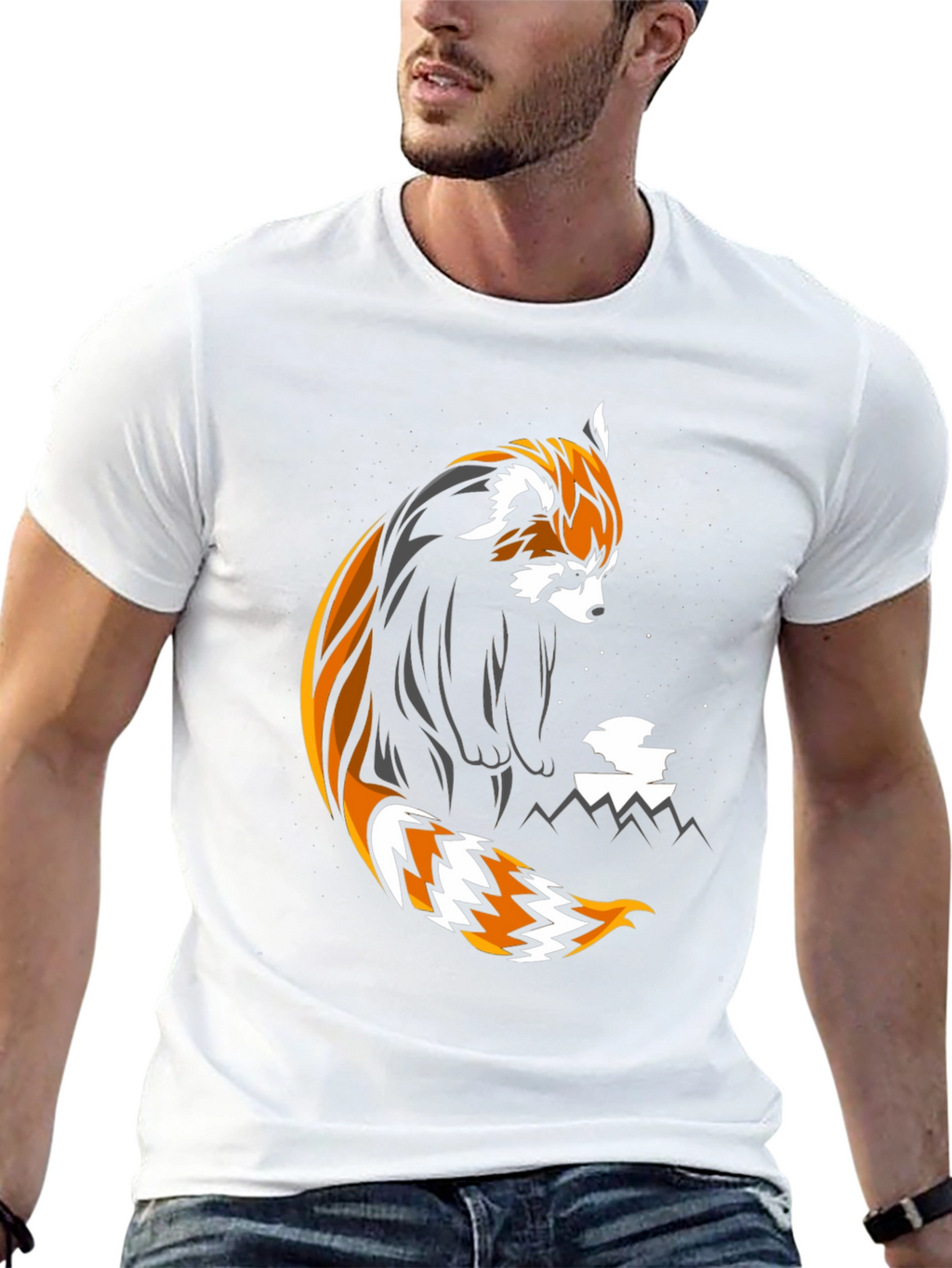 Red Panda Graphic Tee - Stylish Black T-Shirt