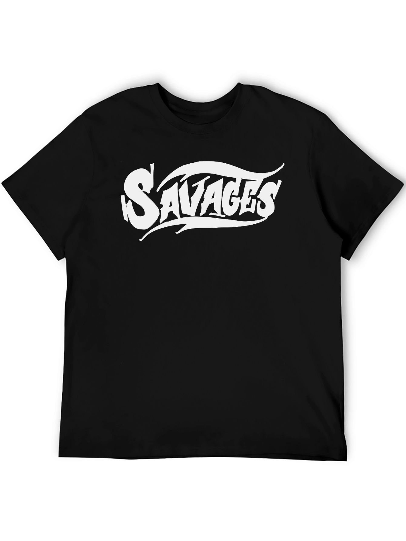 Savages Graphic Print Black T-Shirt