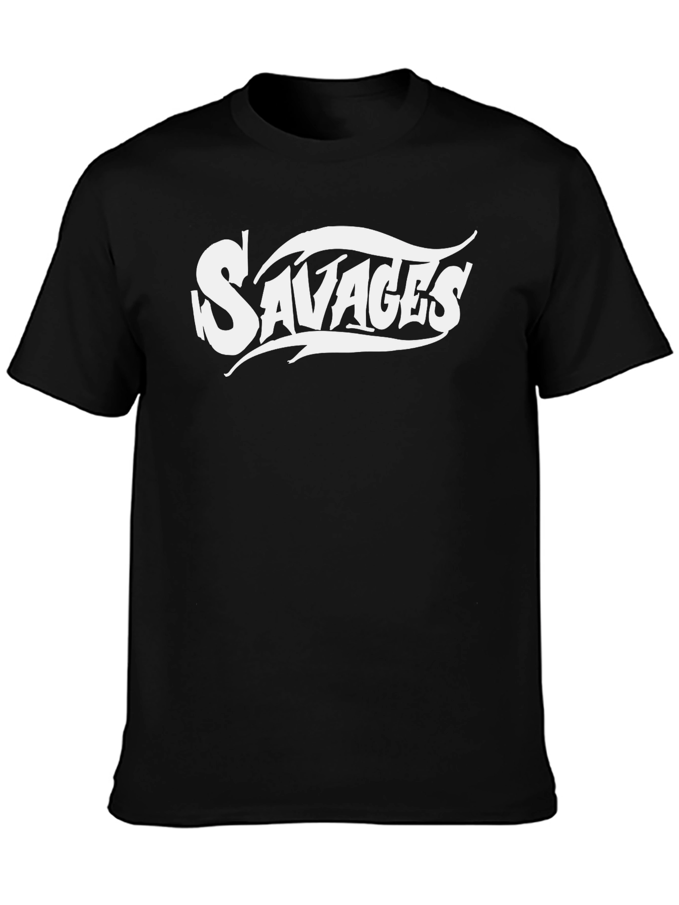 Savages Graphic Print Black T-Shirt