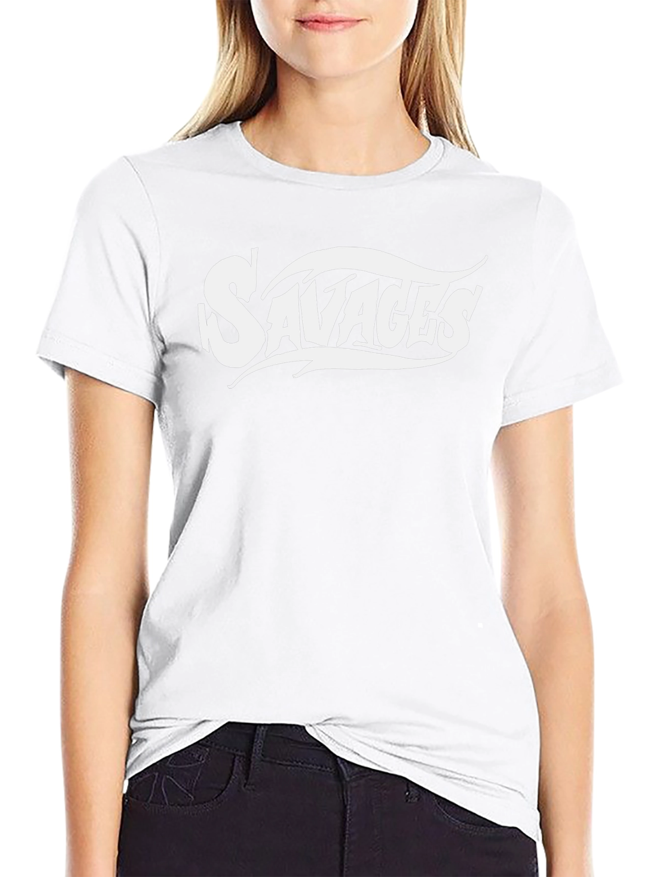 Savages Graphic Print Black T-Shirt