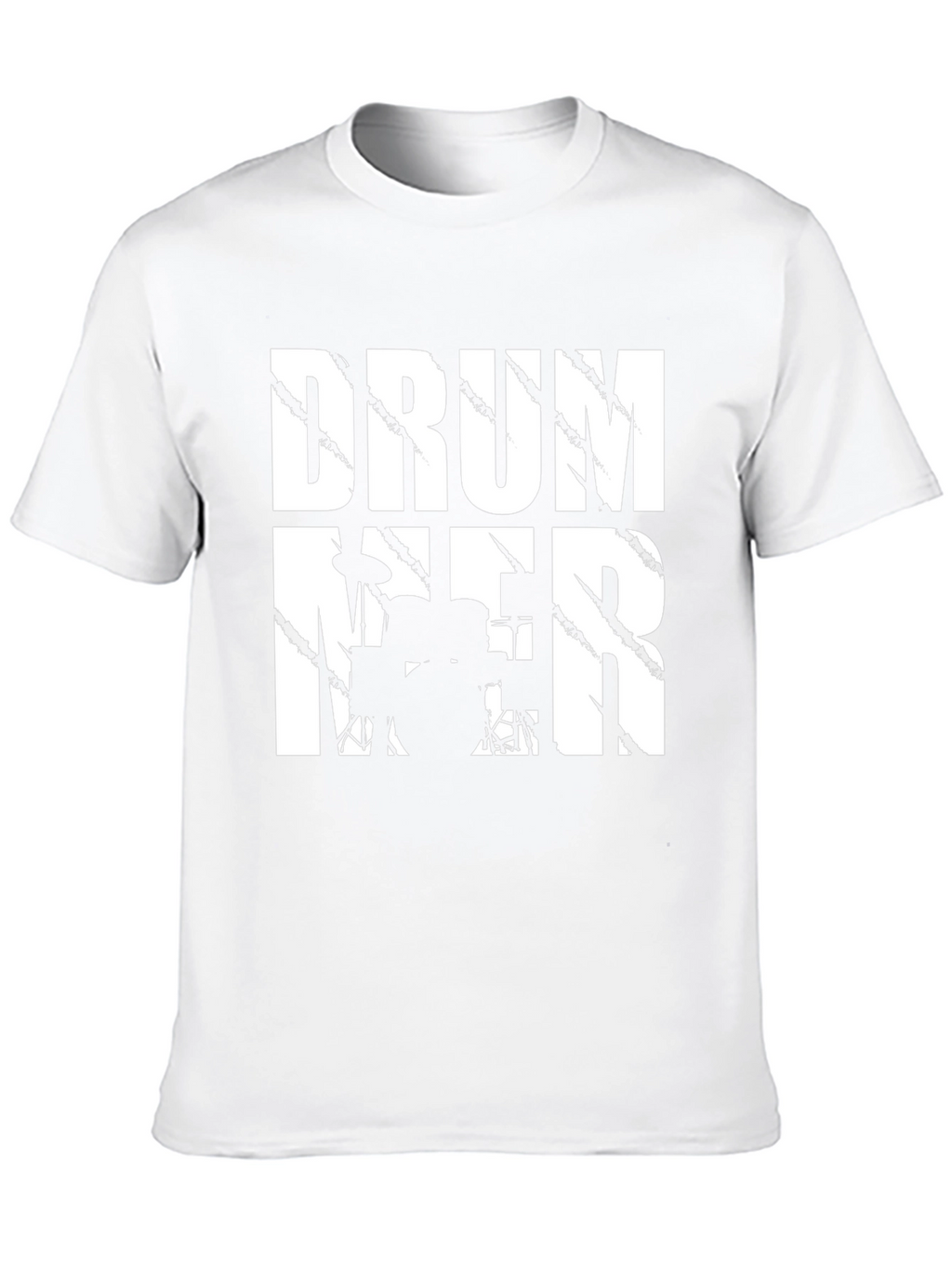 Drummer T-Shirt - Black Cotton Music Tee