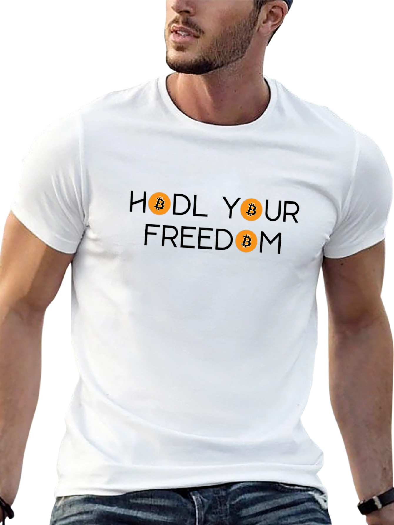 HODL Your Freedom Bitcoin Graphic T-Shirt