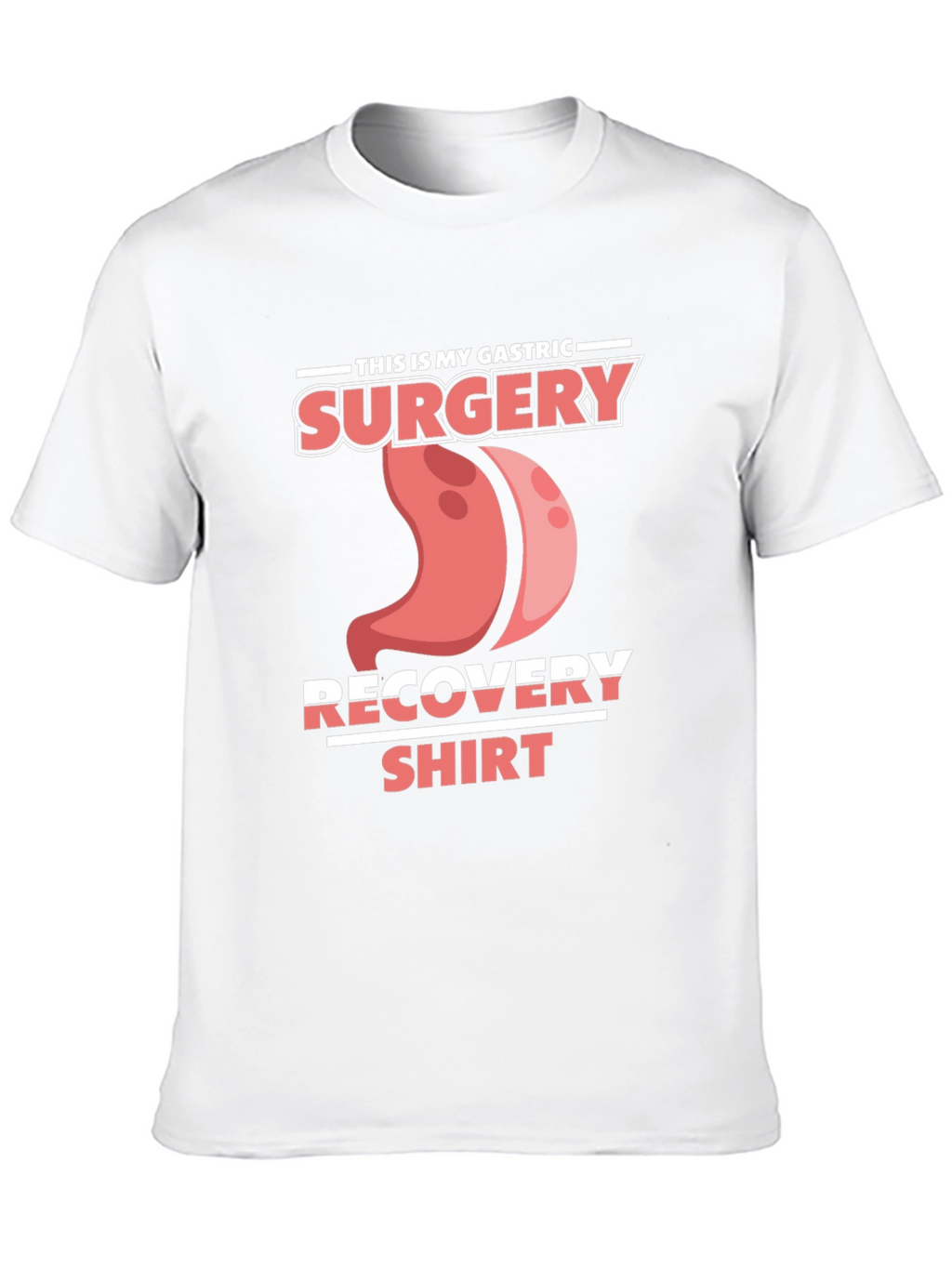 Gastric Surgery Recovery Shirt - Black Tee