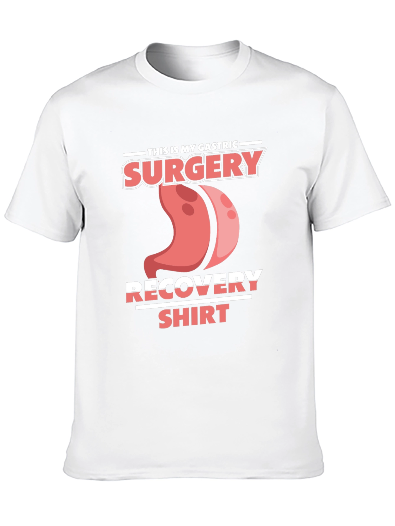 Gastric Surgery Recovery Shirt - Black Tee