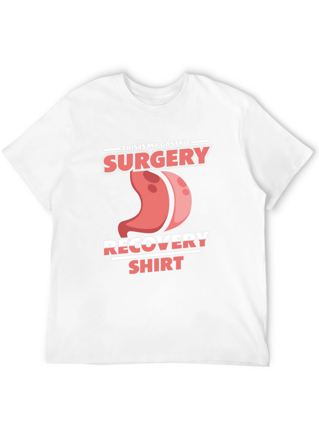 Gastric Surgery Recovery Shirt - Black Tee