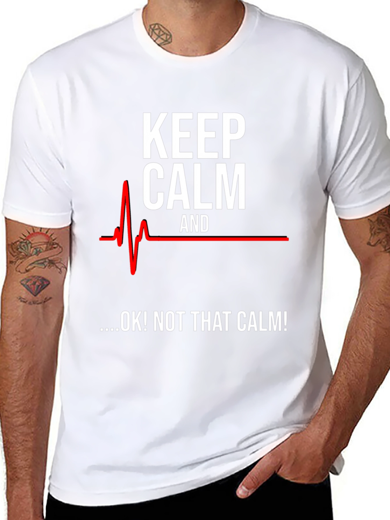 Keep Calm Funny ECG T-Shirt