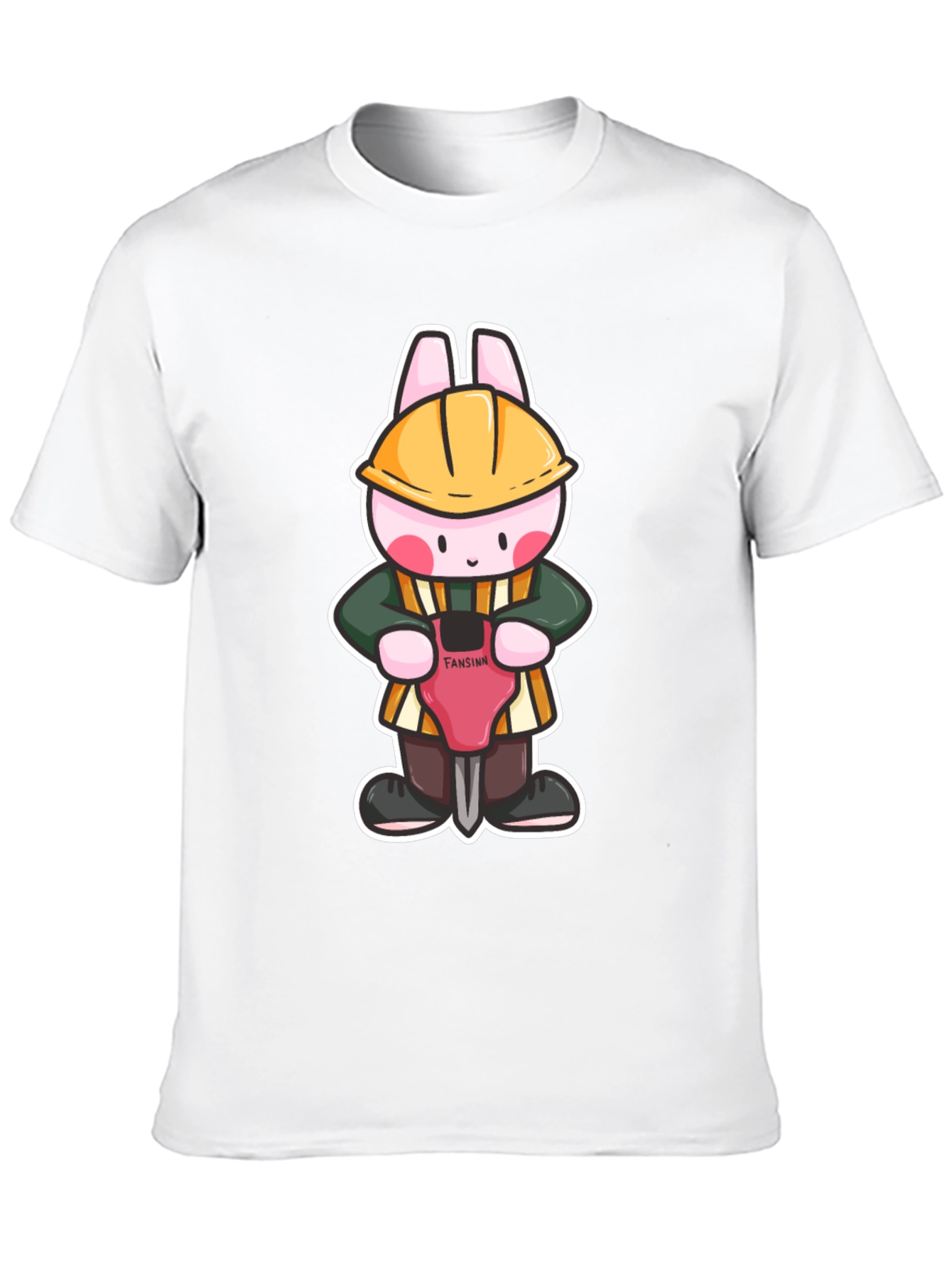 Bunny Builder Graphic Tee - Black