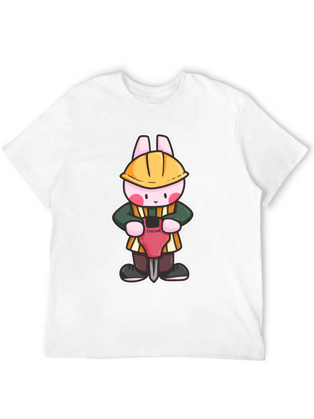 Bunny Builder Graphic Tee - Black