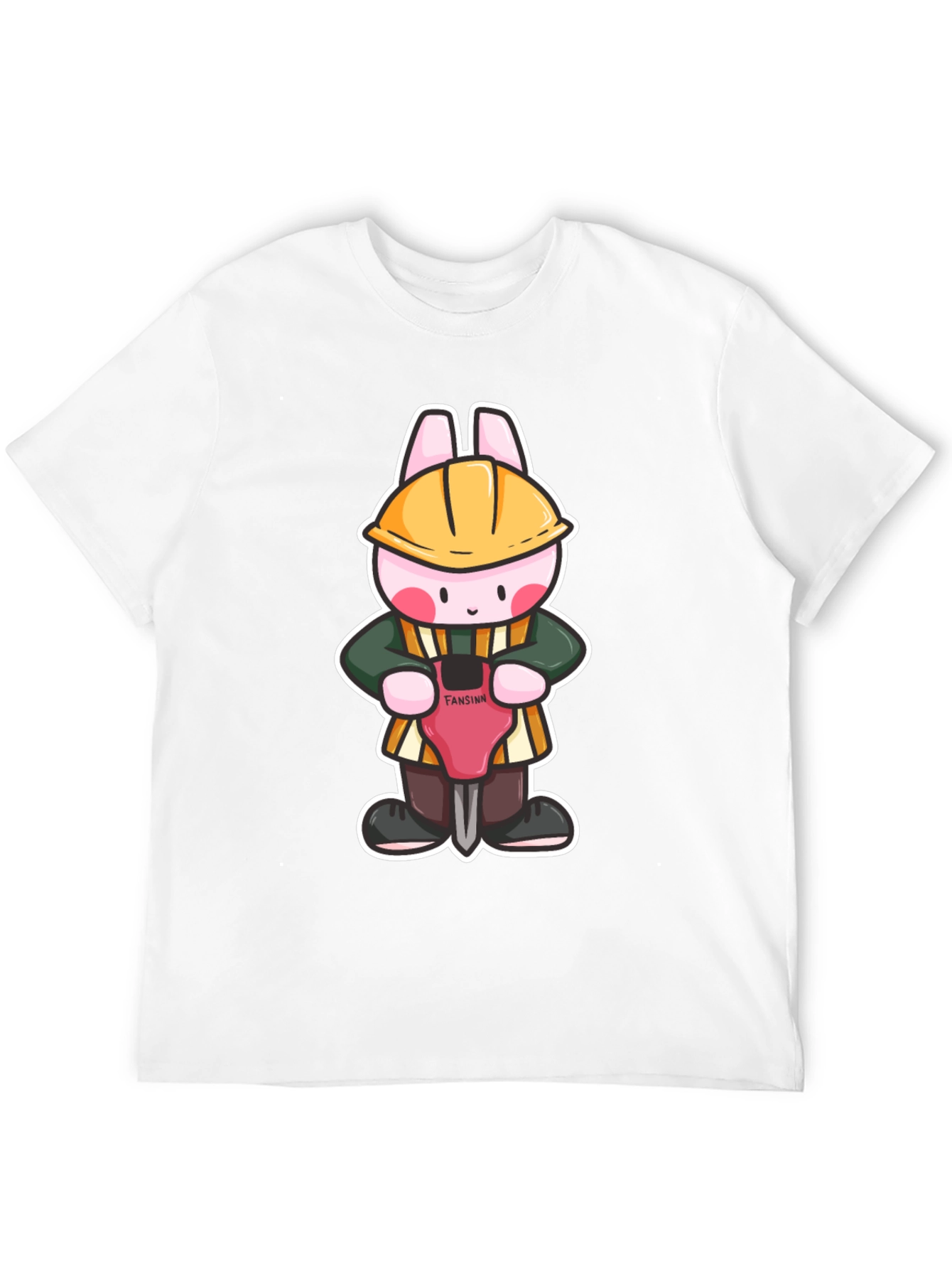 Bunny Builder Graphic Tee - Black