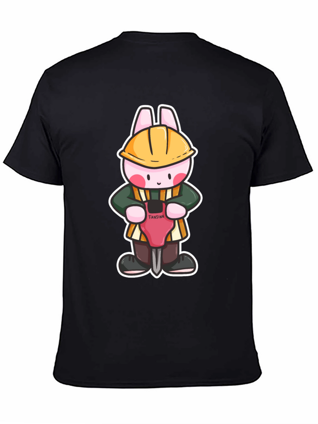 Bunny Builder Graphic Tee - Black