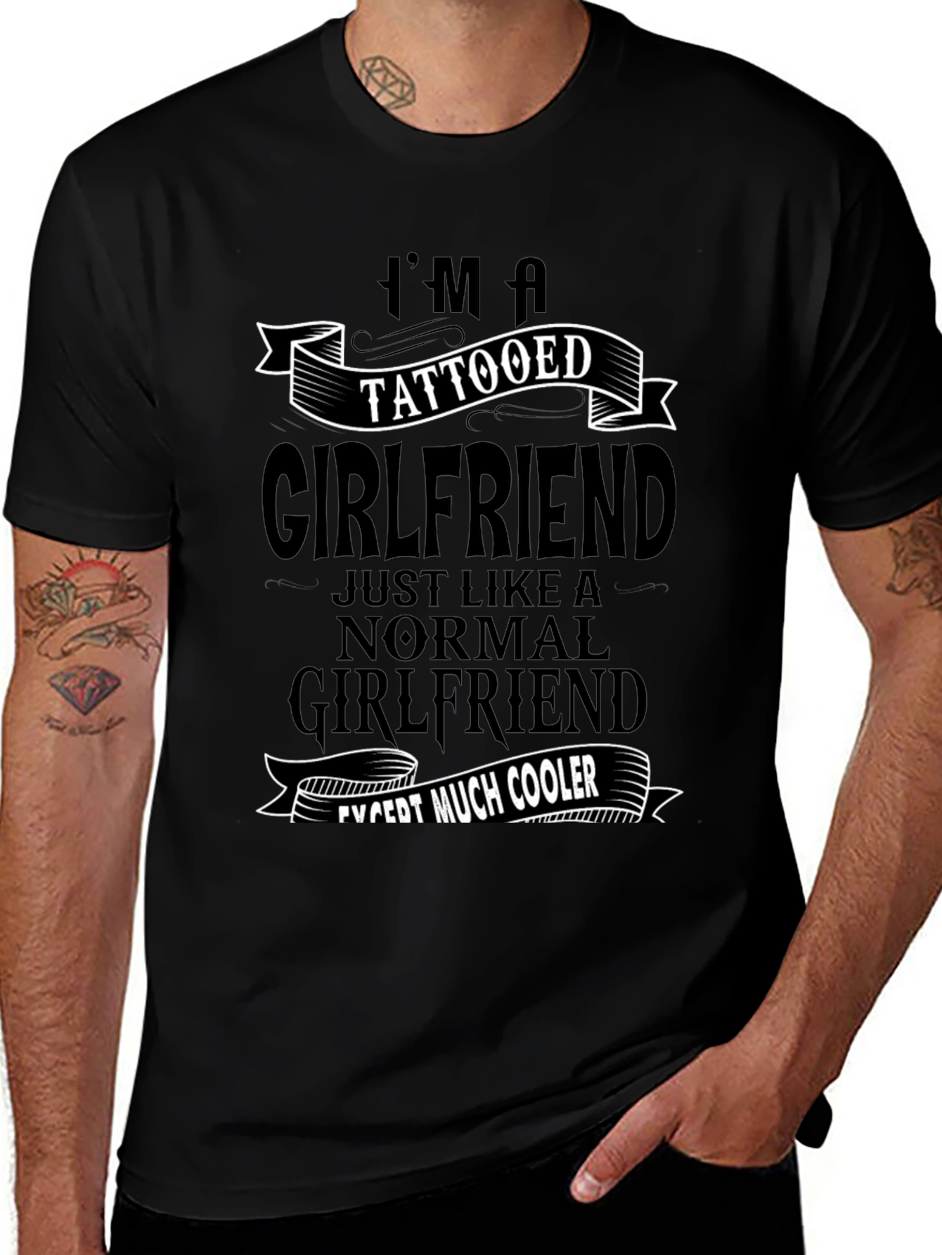 Tattooed Girlfriend Graphic T-Shirt