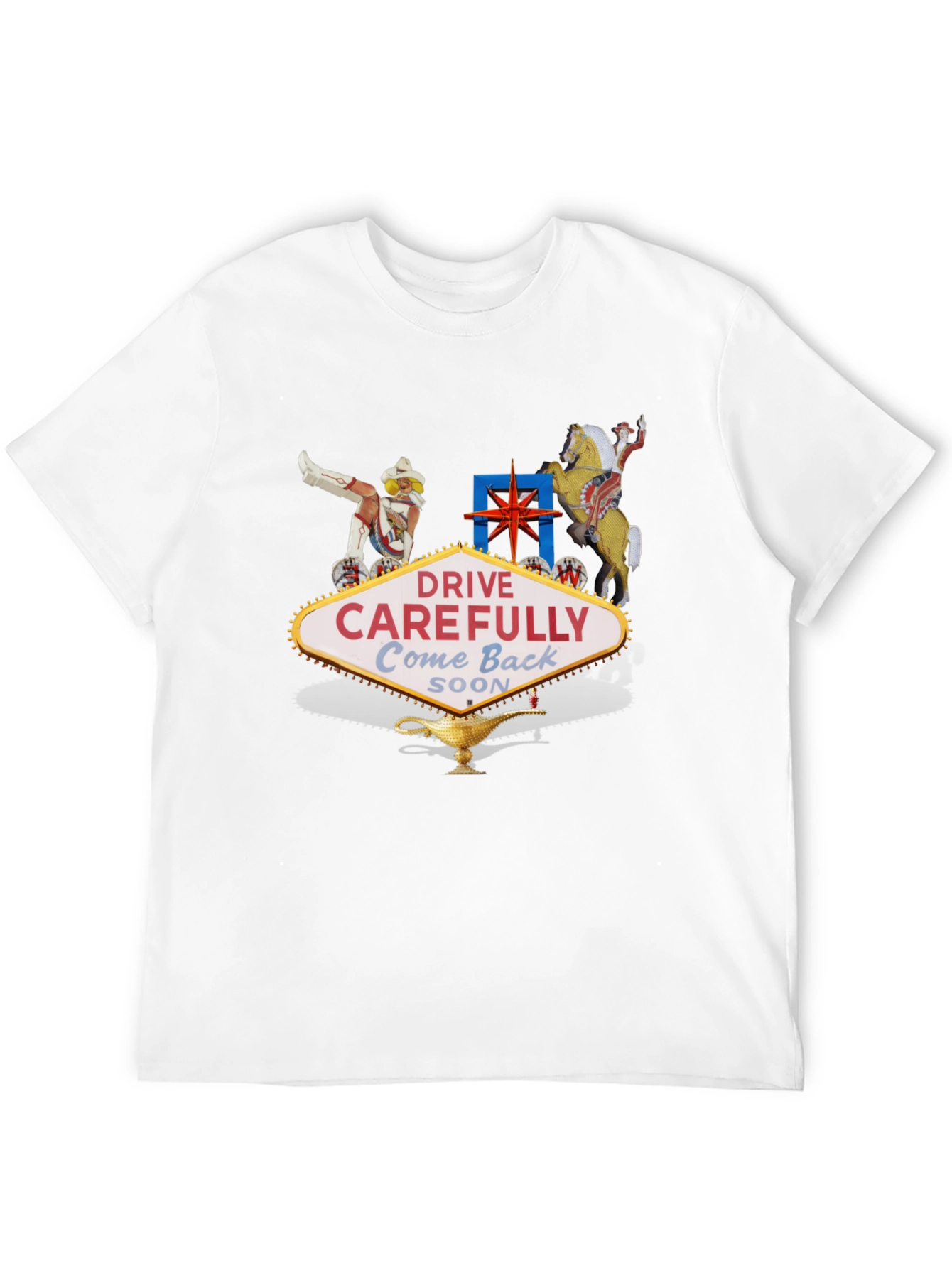Las Vegas Welcome Sign Graphic T-Shirt