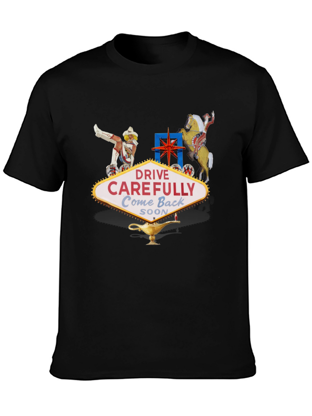 Las Vegas Welcome Sign Graphic T-Shirt