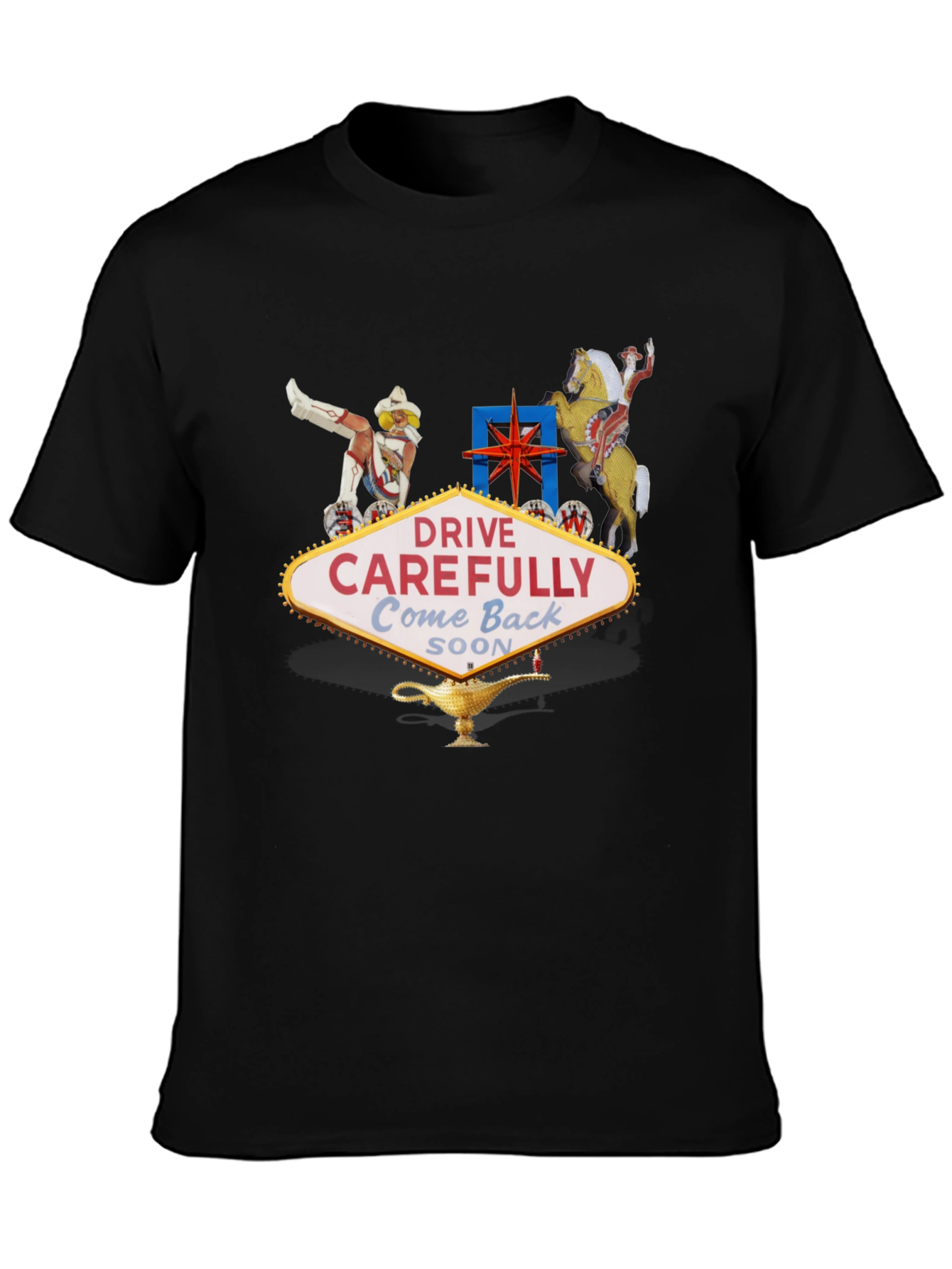 Las Vegas Welcome Sign Graphic T-Shirt