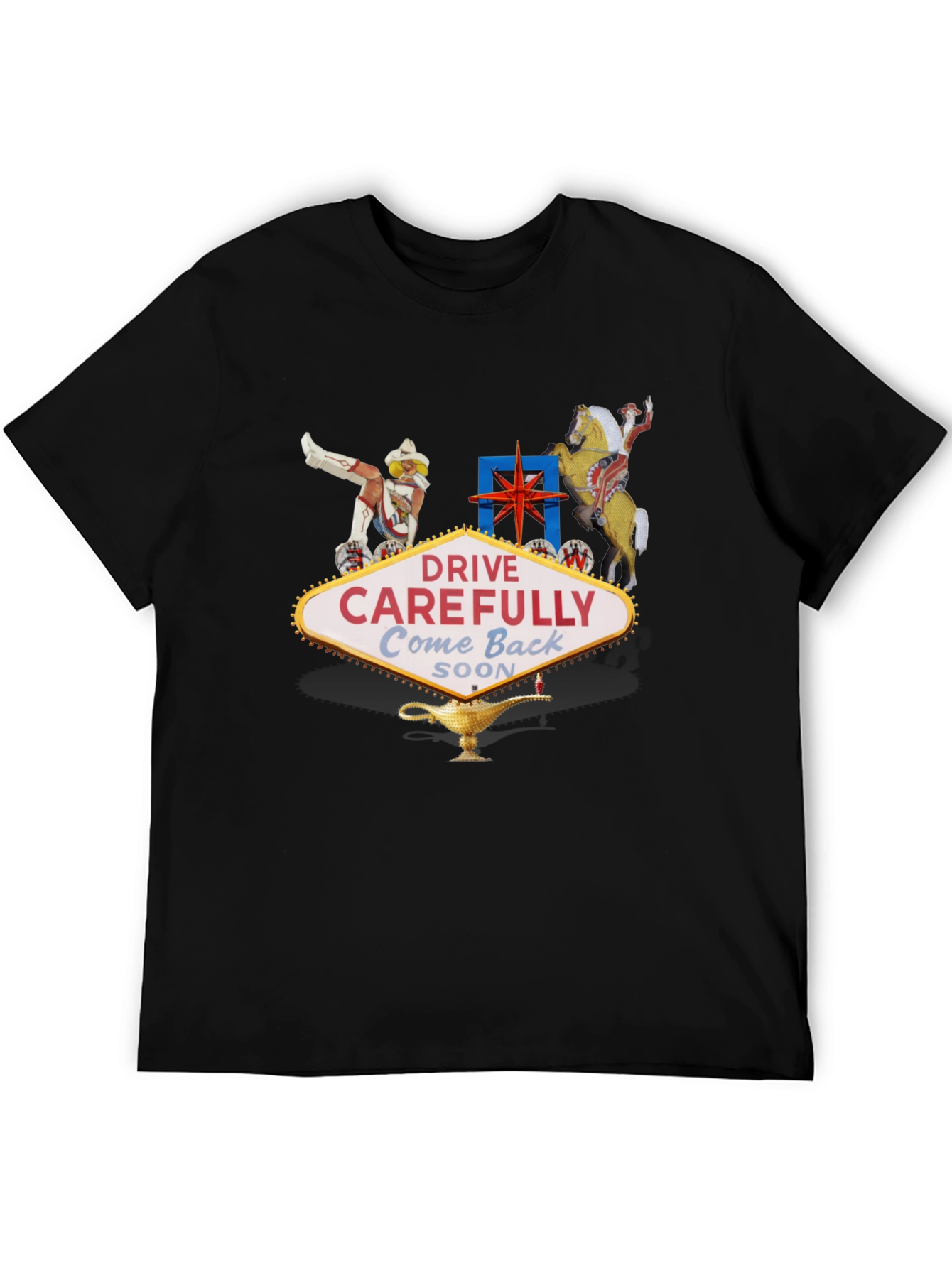Las Vegas Welcome Sign Graphic T-Shirt