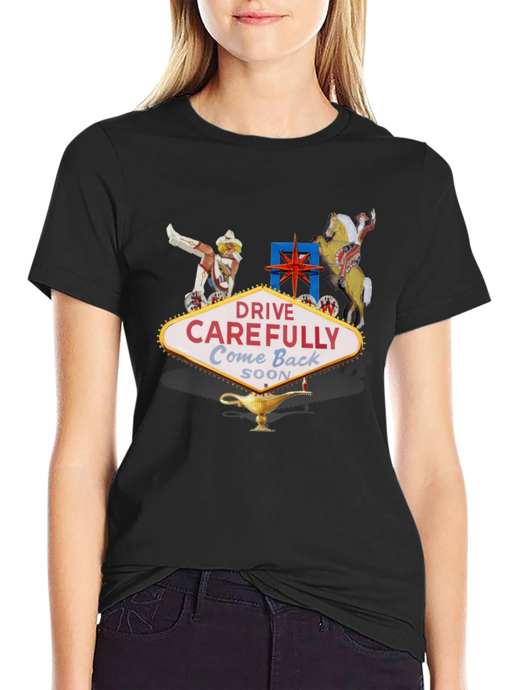 Las Vegas Welcome Sign Graphic T-Shirt