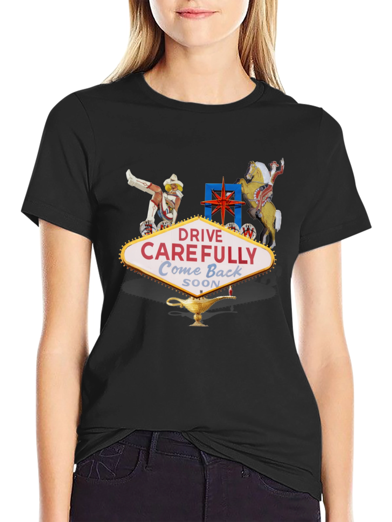 Las Vegas Welcome Sign Graphic T-Shirt