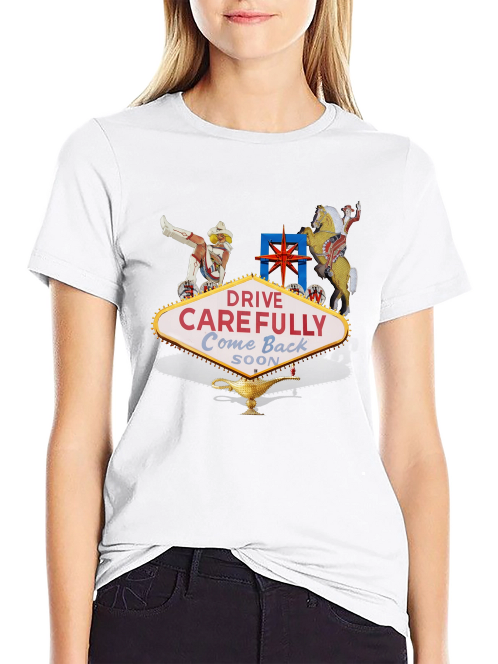 Las Vegas Welcome Sign Graphic T-Shirt