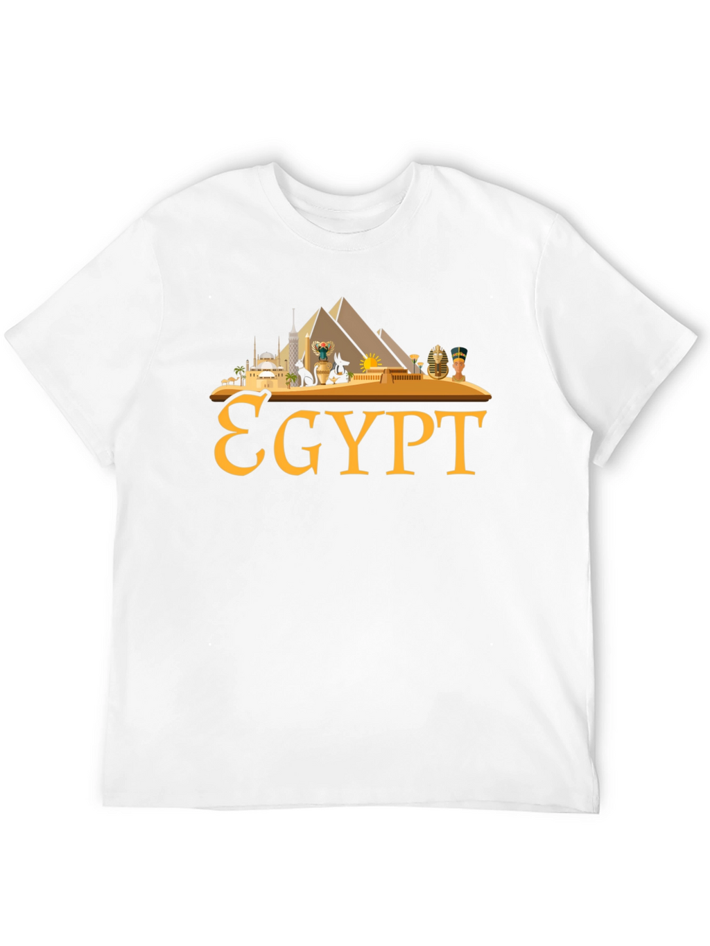 Egypt Graphic Tee - Black Cotton T-Shirt