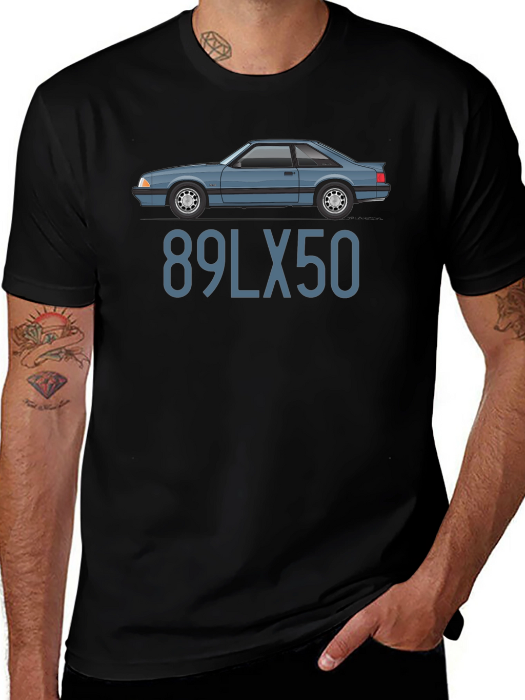 89LX50 Car Graphic T-Shirt