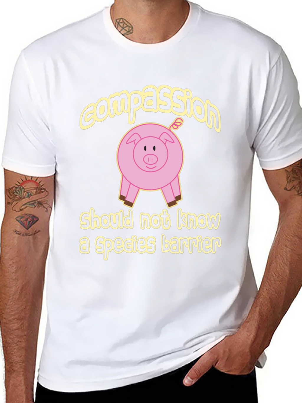 Compassion Pig Graphic T-Shirt