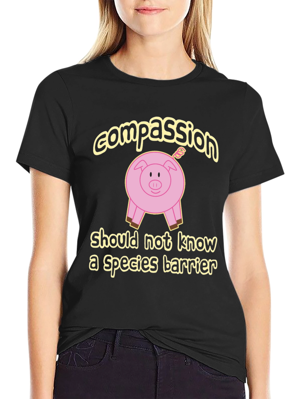 Compassion Pig Graphic T-Shirt