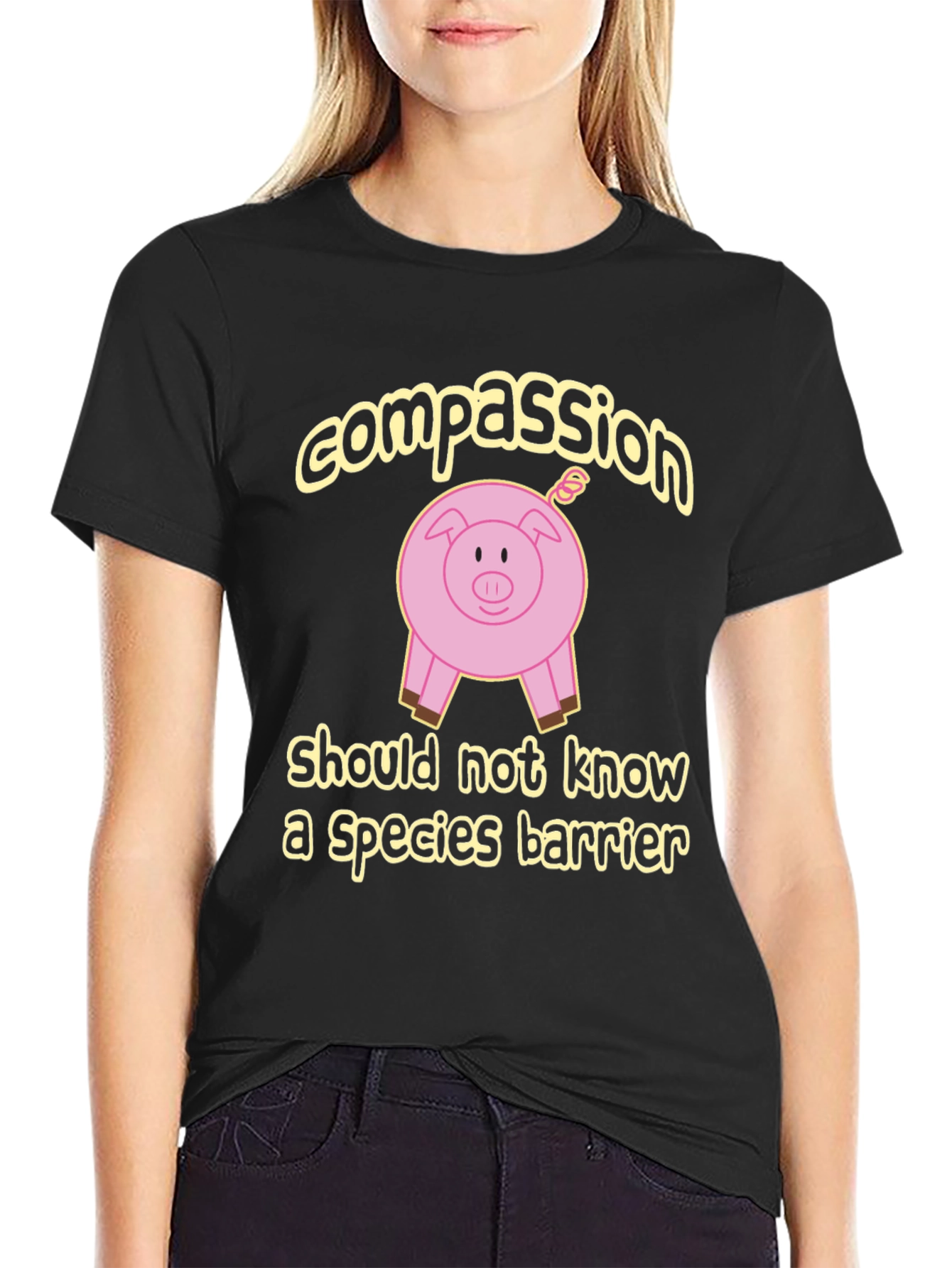 Compassion Pig Graphic T-Shirt