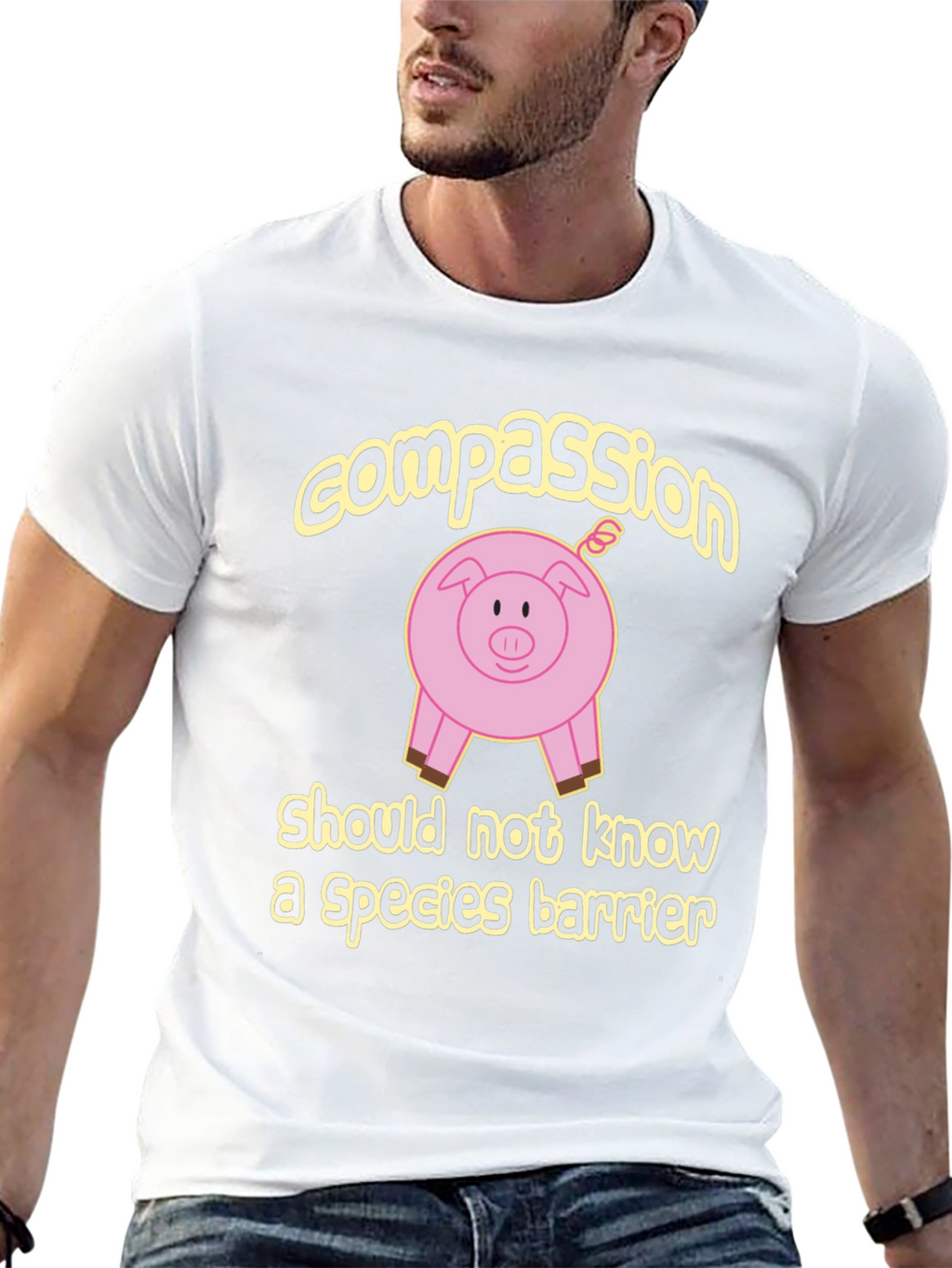 Compassion Pig Graphic T-Shirt