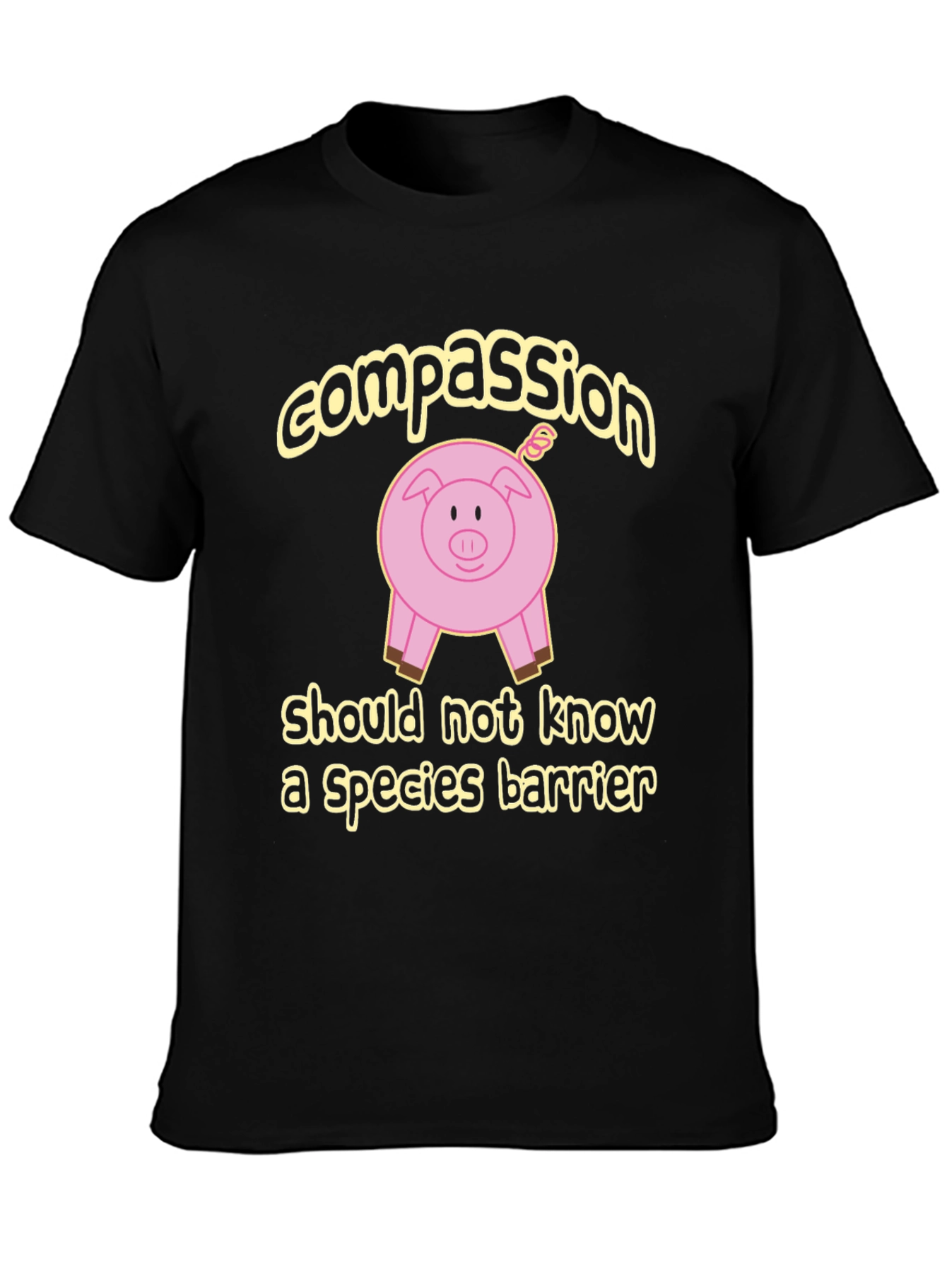 Compassion Pig Graphic T-Shirt