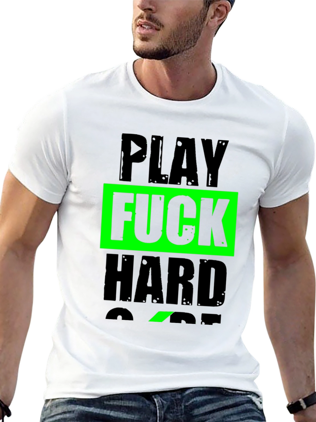 Play F*ck Hard T-Shirt - Bold Graphic Tee