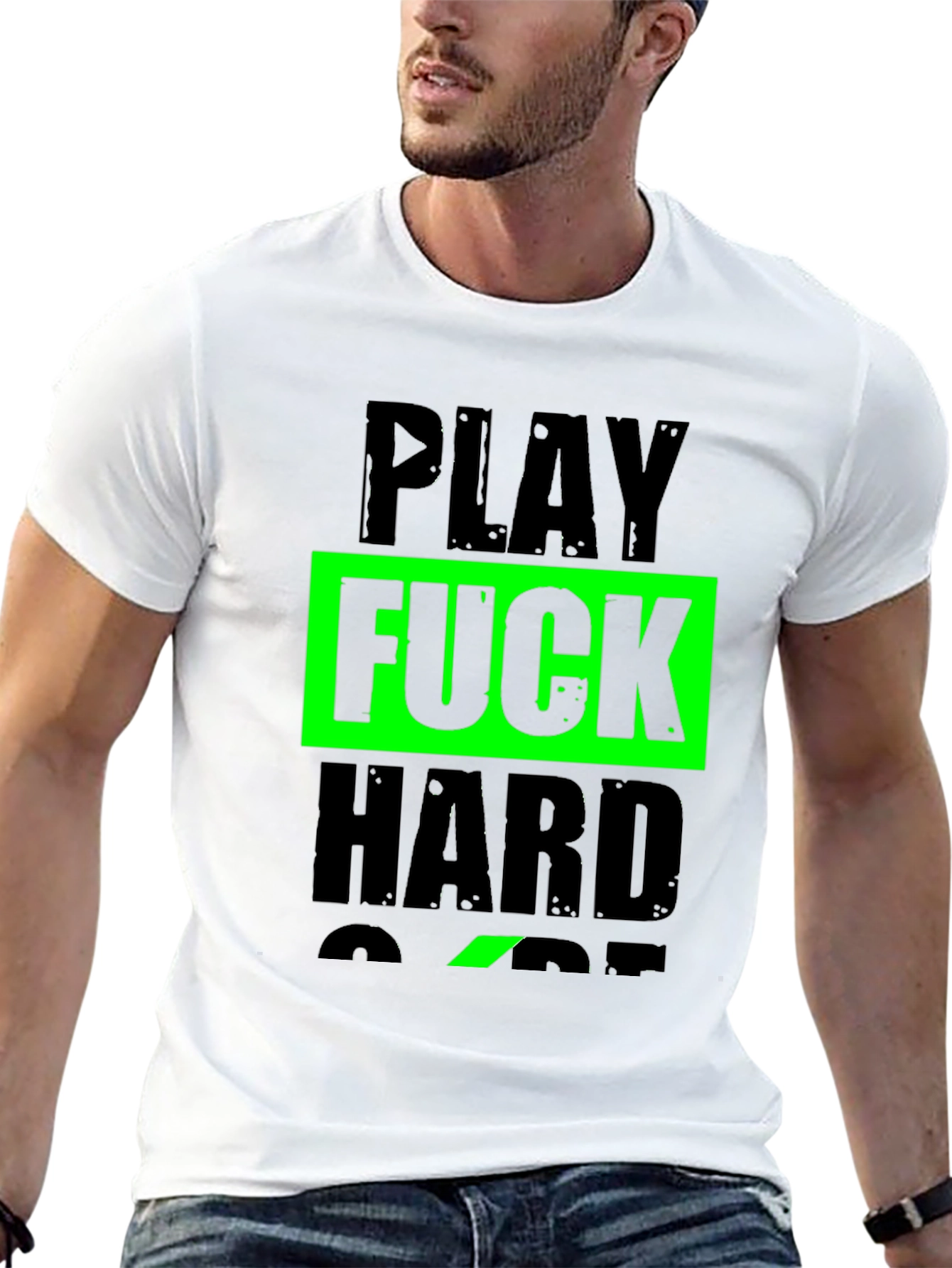 Play F*ck Hard T-Shirt - Bold Graphic Tee