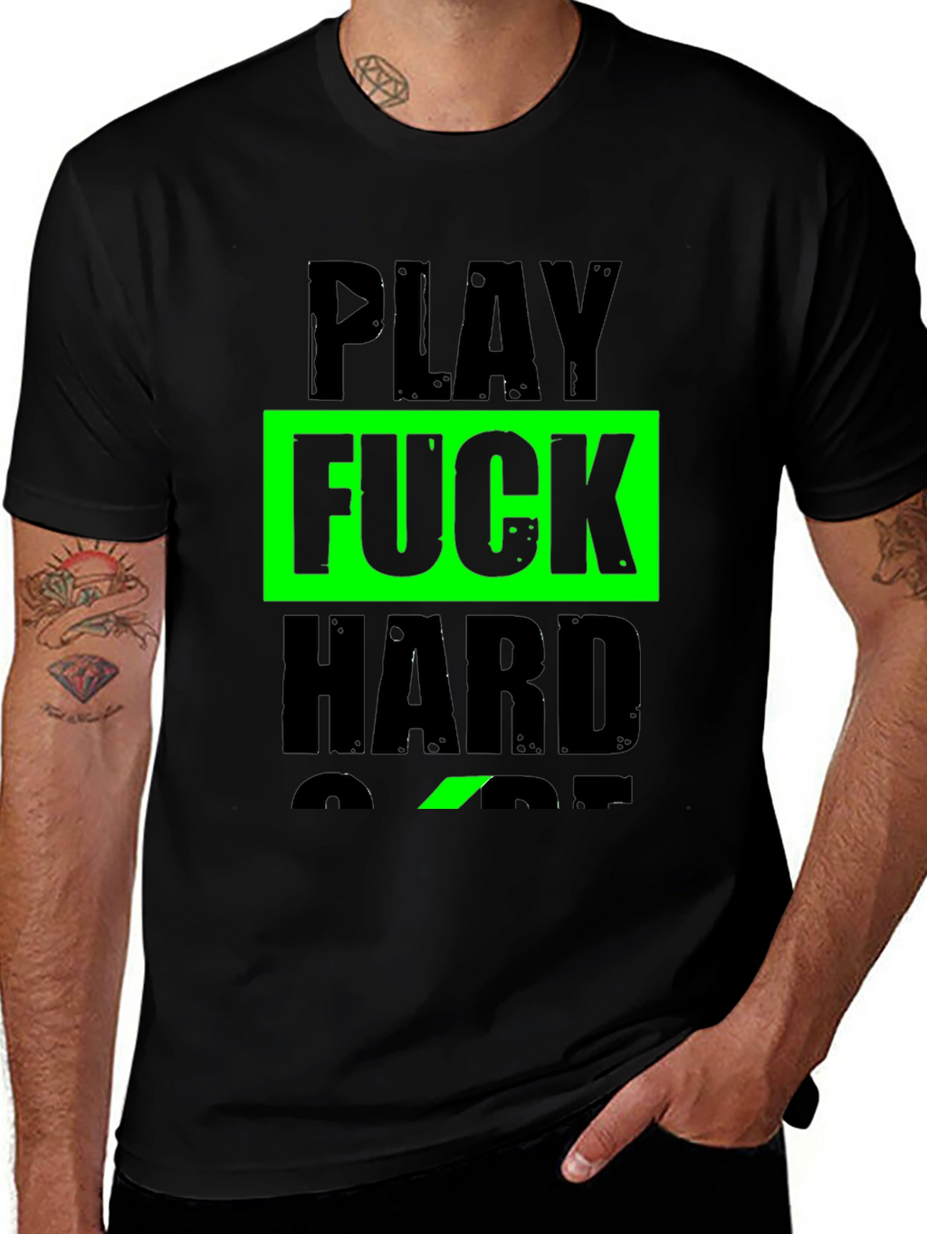 Play F*ck Hard T-Shirt - Bold Graphic Tee