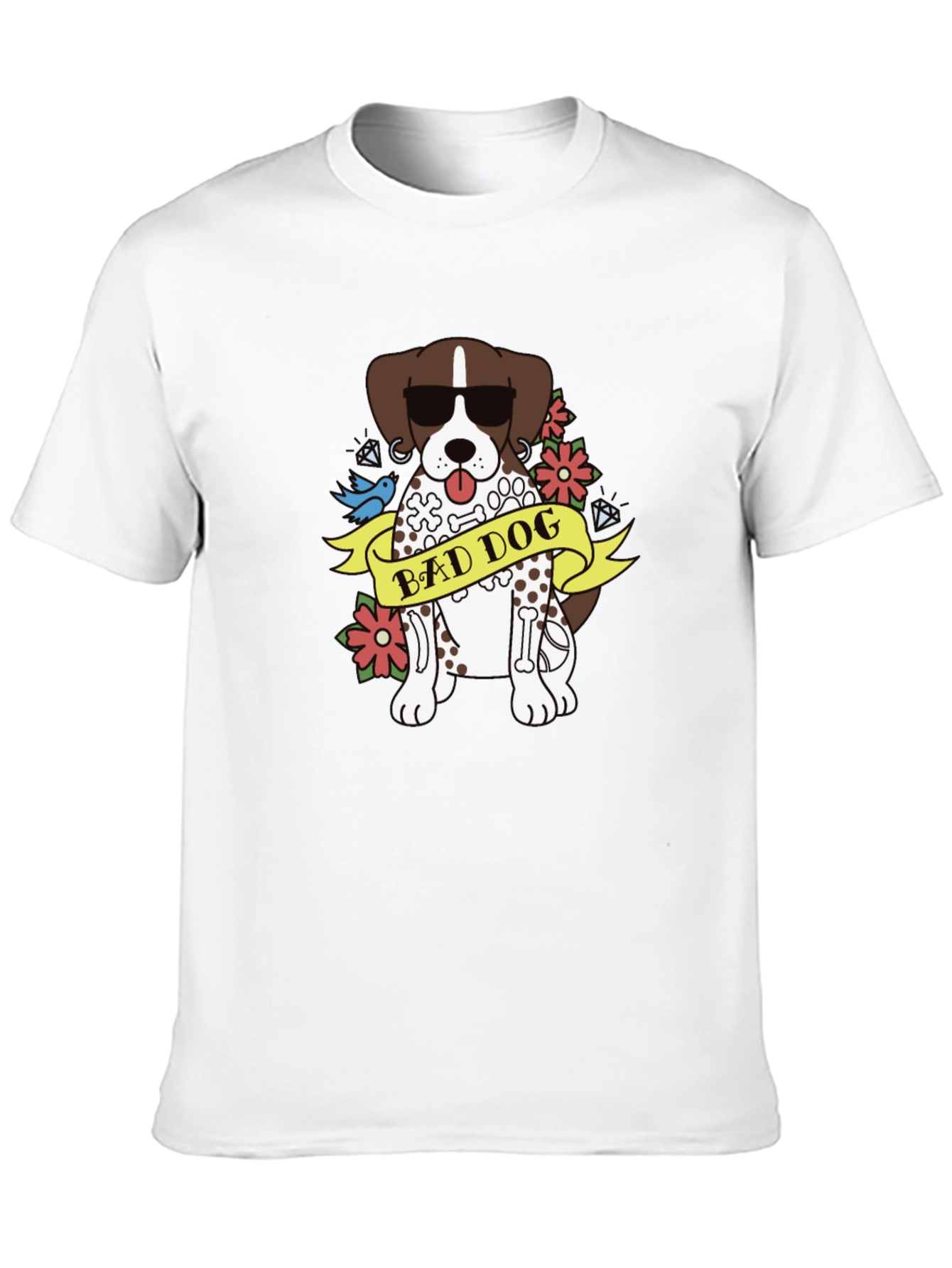 Bad Dog Graphic Tee - Unisex Black T-Shirt