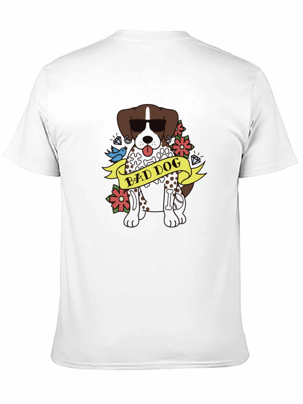 Bad Dog Graphic Tee - Unisex Black T-Shirt