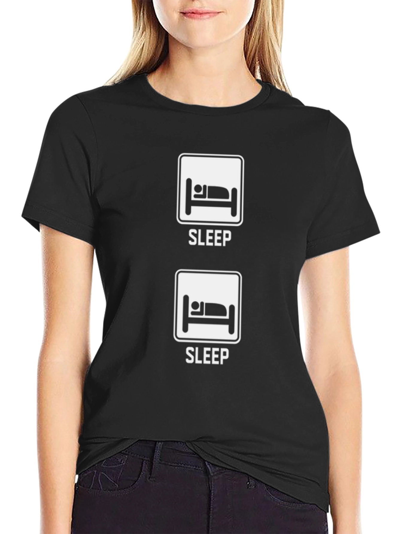 Sleep T-Shirt - Funny Sleep Sign Graphic Tee