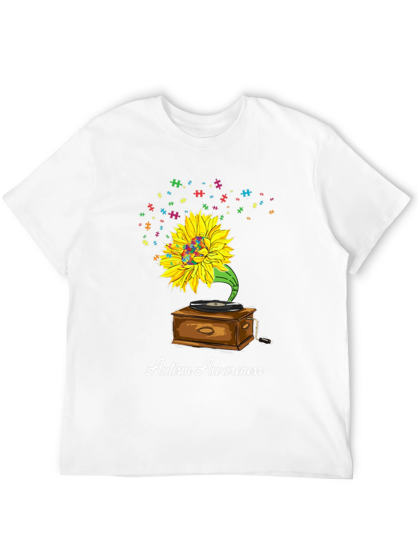Autism Awareness Sunflower Graphic Tee